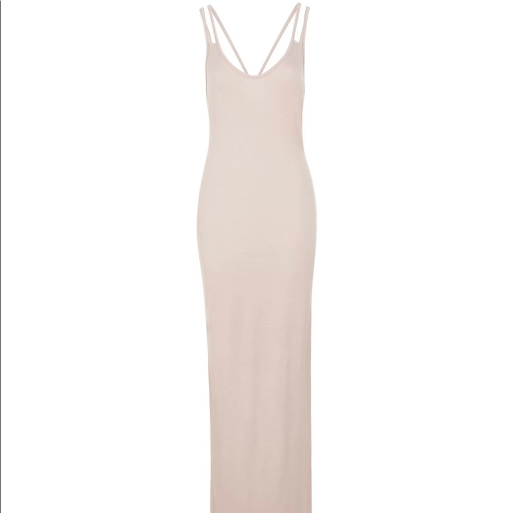 Boohoo Petite Strappy Basic Maxi Dress